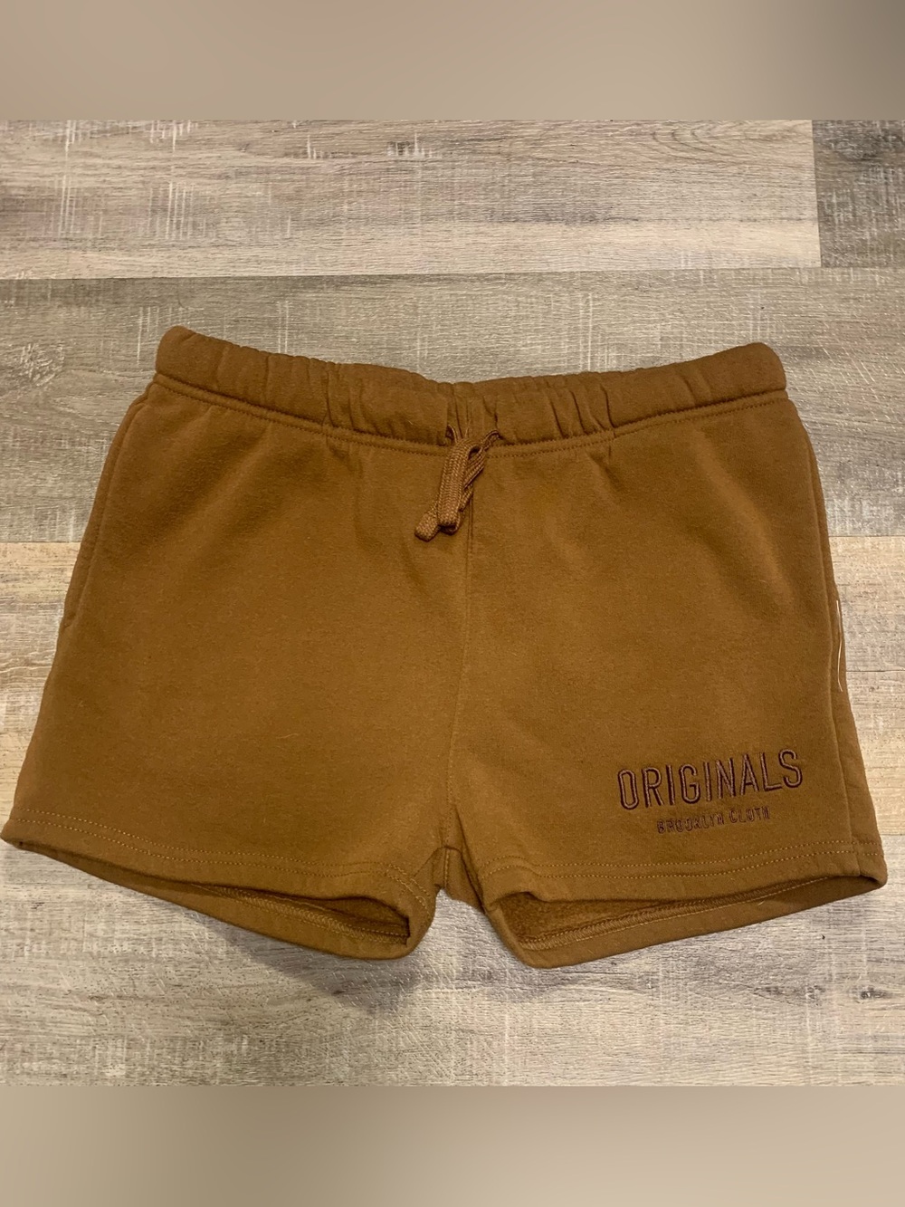 Originals Brooklyn Cloth Drawstring Brown Shorts Women’s Large
